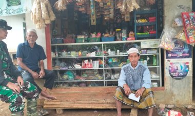 Babinsa Koramil 2207 Jampang Tengah Gelar Komsos Bersama Tokoh Agama di Kampung Bojongpicung