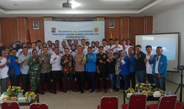 Danramil 06-02/Bogor Selatan Hadiri Pelantikan dan Pengukuhan Pengurus Karang Taruna Kecamatan Bogor Selatan Masa Bakti 2025-2030