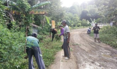 Babinsa Koramil 2209/Lengkong Dampingi Program Ketahanan Pangan di Desa Neglasari