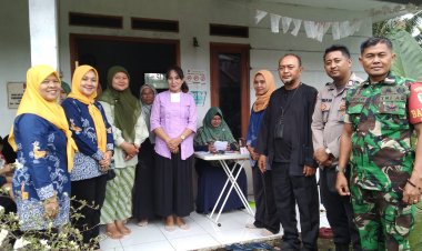 Babinsa Koramil 06-05/Bogor Utara Hadiri Kegiatan Posyandu Soka