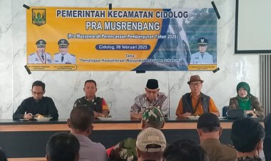Babinsa Koramil 2211/Sagaranten Hadiri Kegiatan Pra Musrenbang di Kecamatan Cidolog