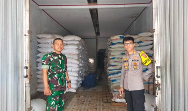 Danramil 2212/Tegalbuleud Lakukan Pengecekan Gudang Pupuk Bersubsidi di Kecamatan Tegalbuleud