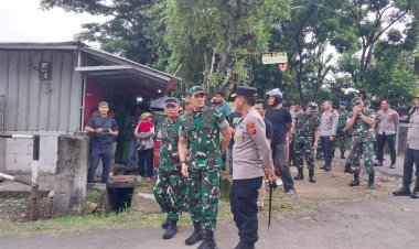 Dandim 0606/Kota Bogor Dampingi Danrem 061/SK Pimpin Pengamanan Kunjungan VVIP Presiden RI, Prabowo Subianto di Kota Bogor