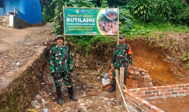 DANRAMIL 2209/LENGKONG BERSAMA BABINSA LAKSANAKAN PROGRAM RUTILAHU DI DESA LENGKONG