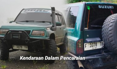 DICARI: 1 UNIT KENDARAAN SUZUKI ESCUDO HIJAU TOSKA