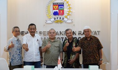 Menerima Audiensi Terkait Sengketa Tanah dan Fasum di Perumahan Taman Cibalagung, Ketua DPRD Kota Bogor Akan Menindaklanjuti di Komisi