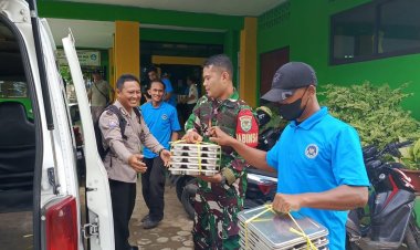 Pendistribusian Makanan Bergizi Gratis di Dua Lokasi Wilayah Kodim 0622/Kab. Sukabumi