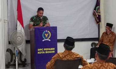 Kunjungan Kerja Dandim 0606/Kota Bogor ke Kantor PEPABRI