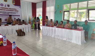 Babinsa Koramil 2207/Jampangtengah Hadiri Pembukaan Kursus Pembina Pramuka Mahir Lanjutan TA 2025