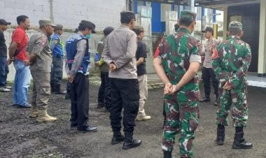 Koramil 2206/Parakansalak Gelar Apel Bersama dalam Razia Knalpot Brong