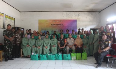Berantas Stunting Dandim 0622/Kab Sukabumi berikan bantuan ke Ibu hamil dan Anak