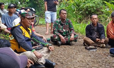 Karya Bakti Kodim 0622/Kab. Sukabumi di Desa Bangbayang