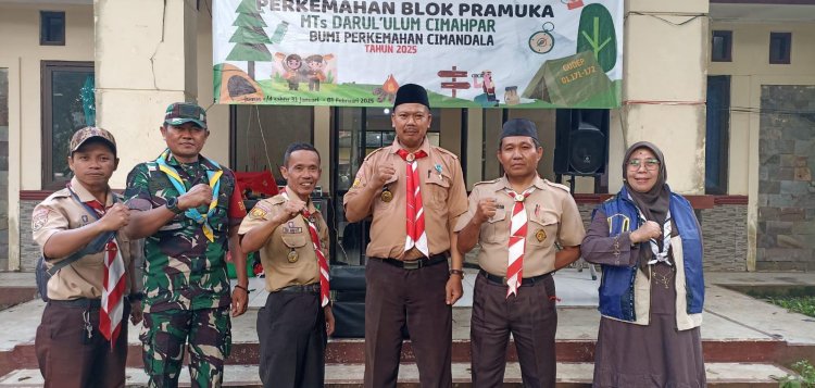 Babinsa Koramil 06-05/ Bogor Utara Hadiri Pembinaan Perlawanan Rakyat dalam Kegiatan Pramuka di Bumi Perkemahan Cimandala