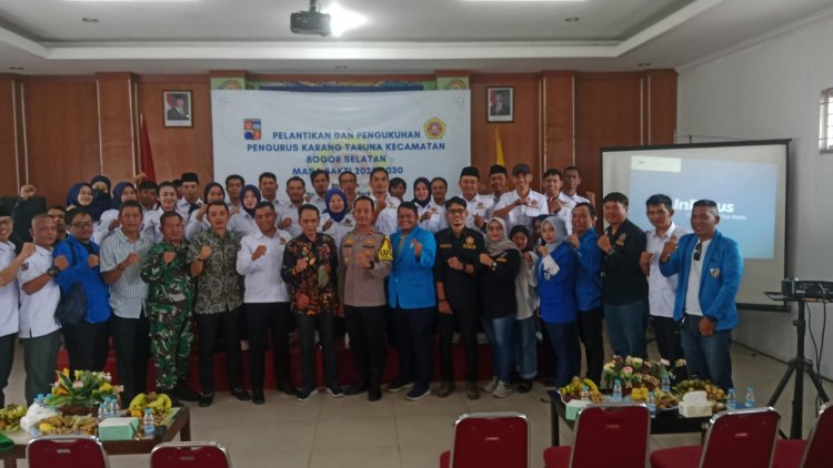 Danramil 06-02/Bogor Selatan Hadiri Pelantikan dan Pengukuhan Pengurus Karang Taruna Kecamatan Bogor Selatan Masa Bakti 2025-2030