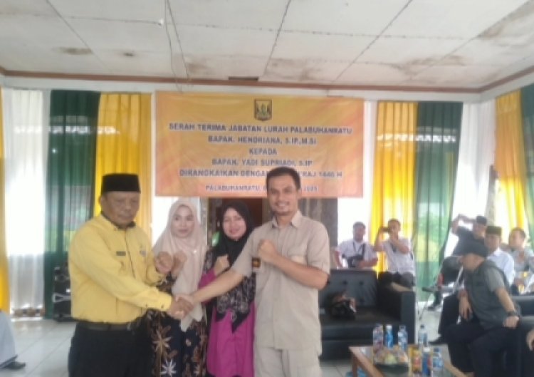 Serah Terima Jabatan Lurah Palabuhanratu dan Peringatan Isra Mi’raj Berlangsung Khidmat