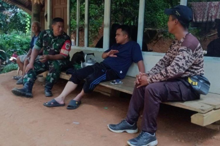Babinsa Koramil 2207/Jampangtengah Jalin Komunikasi Sosial dengan Warga Binaan