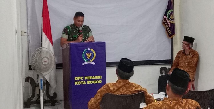 Kunjungan Kerja Dandim 0606/Kota Bogor ke Kantor PEPABRI