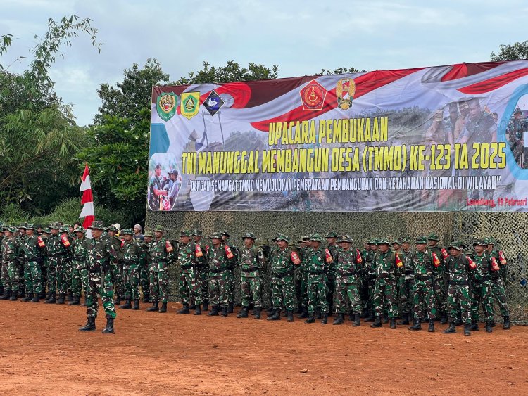 TNI wujudkan pemerataan pembangunan berkelanjutan dan Ketahanan di Wilayah.
