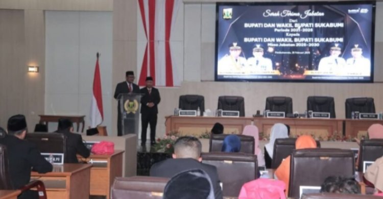 DPRD Kabupaten Sukabumi Gelar Rapat Paripurna Sertijab Bupati dan Wakil Bupati Masa Jabatan 2025-2030