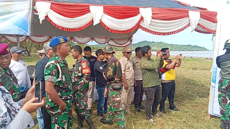 Aksi Beach Clean Up di Pantai Palangpang dalam Rangka HPSN 2025