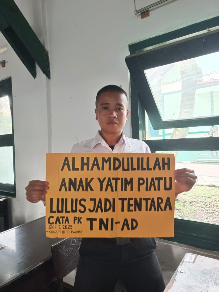 Ferri Shandi Ardiansyah: Perjuangan Anak Yatim Piatu Menggapai Impian Menjadi Prajurit TNI AD