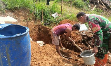 BABINSA KORAMIL 2210/PABUARAN GELAR KARYA BHAKTI BERSAMA WARGA