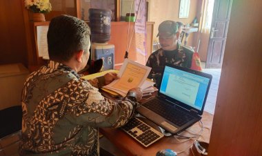 Babinsa Koramil 2211/Sagaranten Laksanakan Puldatater di Desa Mekarjaya