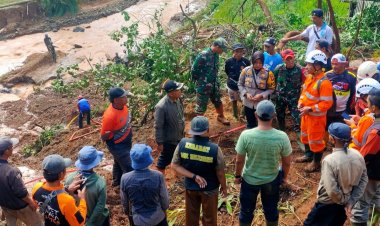 Danramil 2209/Lengkong Pimpin Pencarian Korban Hilang di Kampung Cincau