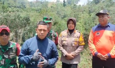 Dandim 0622/Kab. Sukabumi Tinjau Lokasi Bencana Banjir dan Longsor di Kecamatan Lengkong