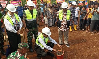 Kasrem 061/ Suryakancana Resmikan  Groundbreaking Perumahan Prajurit