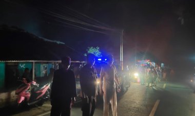 Polsek Palabuhanratu Amankan Warga yang Membakar Kayu di Dalam Rumah hingga Sebabkan Kebakaran