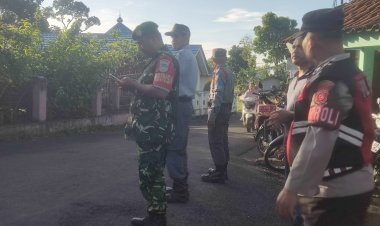 Babinsa Koramil 2206/Parakansalak Laksanakan Pengamanan Rute Kunjungan KASAU dalam Rangka HUT ke-79 TNI AU