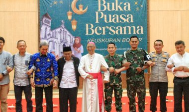 Buka Puasa di Gereja Katedral, Kemenag Apresiasi Toleransi di Kota Bogor
