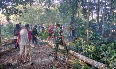 KORAMIL 2213/JAMPANGKULON LAKSANAKAN KARYA BHAKTI BERSAMA MASYARAKAT