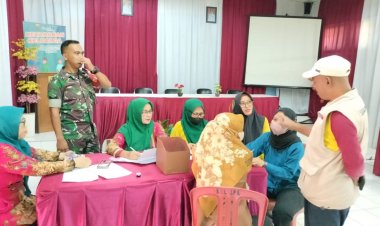 Babinsa Koramil 2213/Jampang Kulon Laksanakan Komsos Bersama Kader PKK