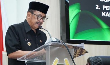 RAPAT PARIPURNA KE-9 DPRD KABUPATEN SUKABUMI BAHAS LKPJ BUPATI 2024 DAN RANCANGAN AWAL RPJMD 2025-2029