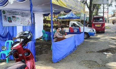 SINERGITAS TNI-POLRI DALAM PENGAMANAN MENJELANG HARI RAYA IDUL FITRI DI ALUN-ALUN JAMPANGKULON