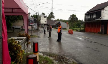 Sinergitas TNI-POLRI: Koramil 2213/Jampangkulon Laksanakan Pengamanan Menjelang Idul Fitri