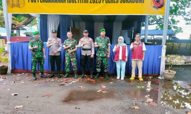 Kodim 0622 Kabupaten Sukabumi Laksanakan Patroli dan Pengamanan di POSPAM POLRES Sukabumi