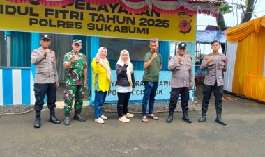 Amanakan Arus Mudik, Sinergitas TNI-POLRI: Anggota Koramil 2201/Cisolok Laksanakan Pemantauan di Pos PAM Karang Hawu