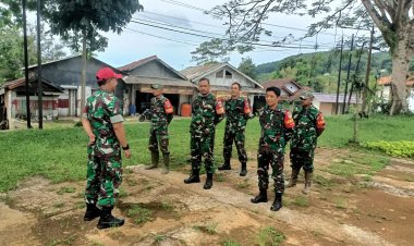 Koramil 2210/Pabuaran Gelar Apel Siaga Pengamanan Hari Raya Idul Fitri