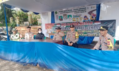 Koptu Ujang Ruswandi Bersama Kapolsek Jampangkulon Laksanakan Pengamanan Arus Mudik