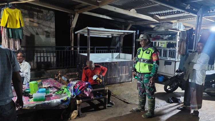 Babinsa Koramil 2214/Surade Laksanakan Komsos di Desa Citanglar