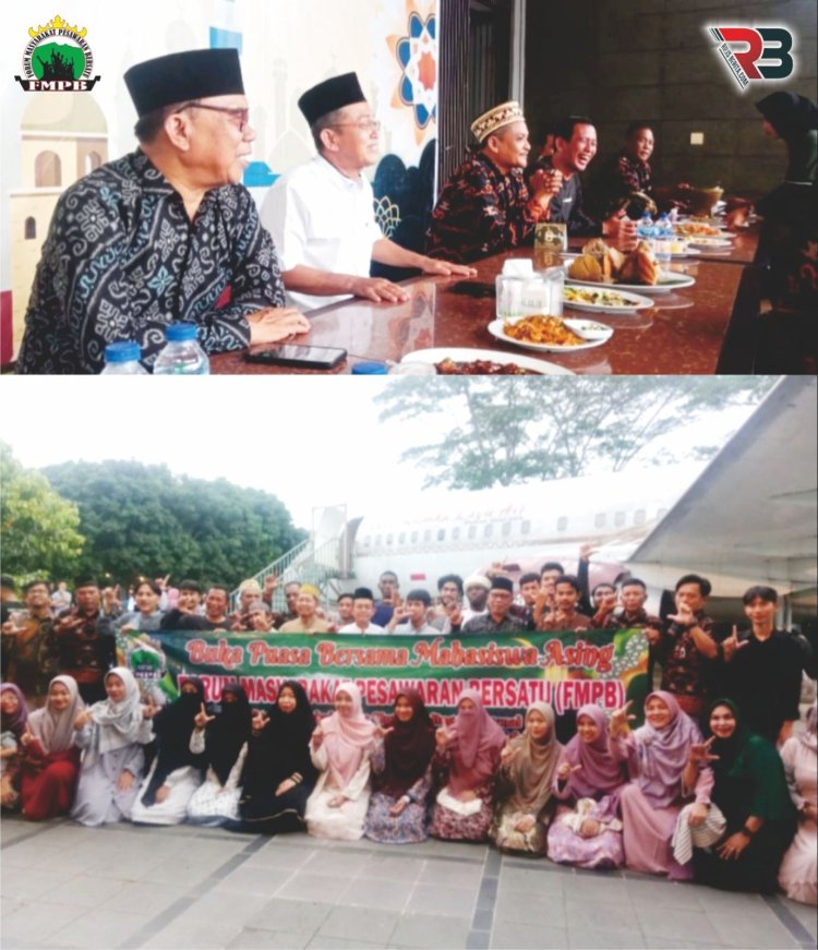 FMPB dan Mahasiswa Asing Berbagi Kebersamaan dalam Buka Puasa Ramadhan