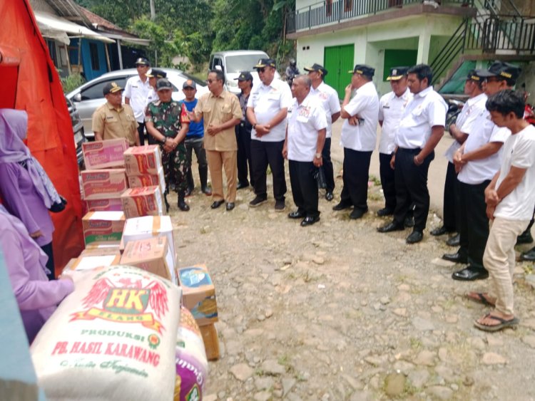 DPC PEPABRI  kab. Bogor  bersama kabiro media Rilisberita.com Tanggap Bencana di Kp.wangun Kabupaten Bogor