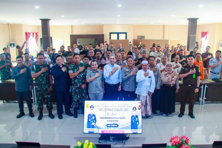 Dandim 0606/Kota Bogor Hadiri Rapat Operasi Ketupat Lodaya 2025