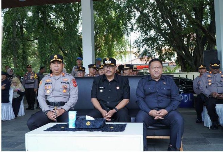 Apel Kesiapan Operasi Ketupat Lodaya 2025 Digelar di Palabuhanratu
