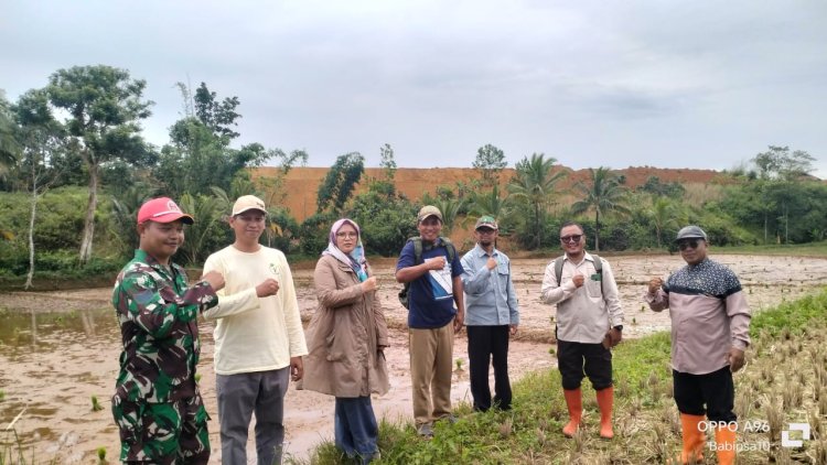 Babinsa Koramil 2210/Pabuaran Dampingi Kelompok Tani Desa Cibadak dalam Ketahanan Pangan