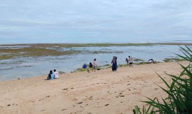 Pantai Karang Nuggul Masih Sepi, Keamanan dan Kebersihan Terjaga