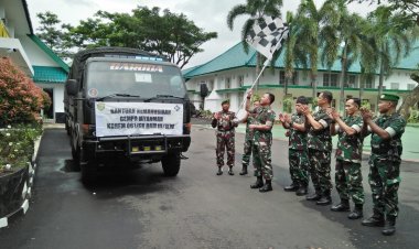 Korem 061/SK tampung dan salurkan bantuan kemanusiaan untuk Myanmar